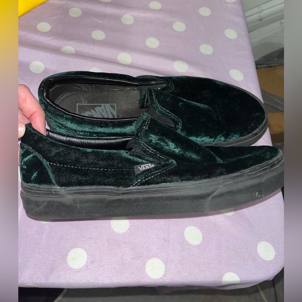 Vans velour shoes